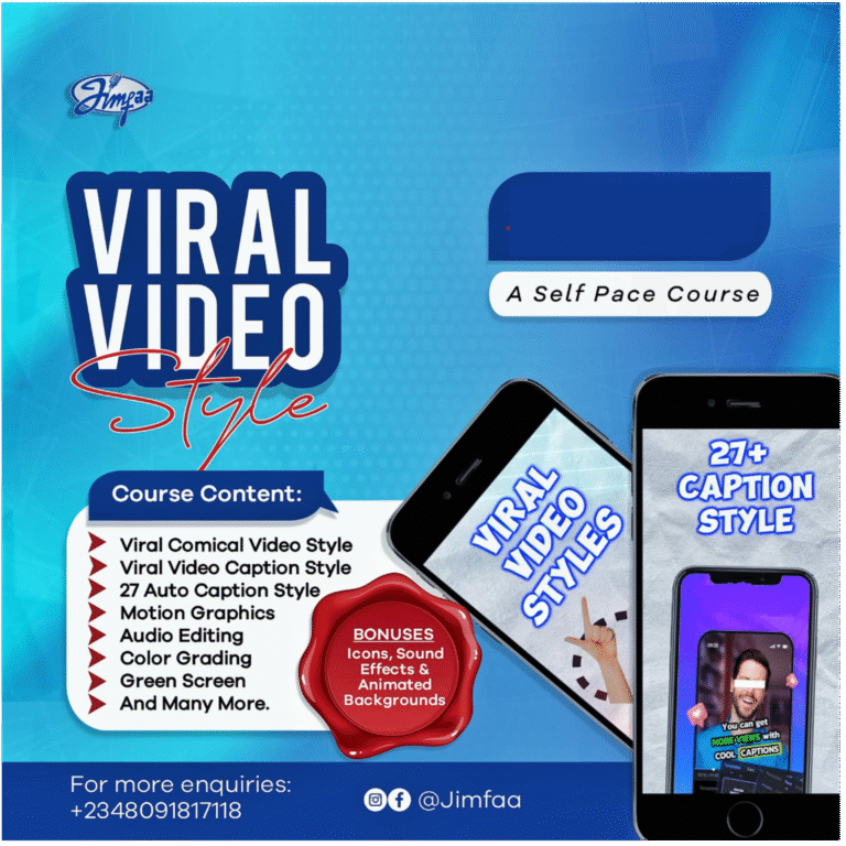 THE VIRAL VIDEO STYLE COURSE